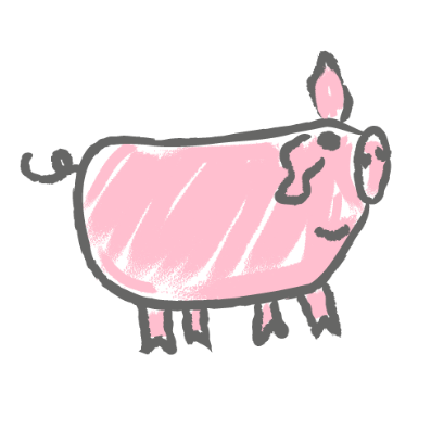 Gezeichnetes Schweinchen